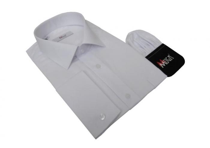 Regular Fit Herren Hemd mit Einstecktuch