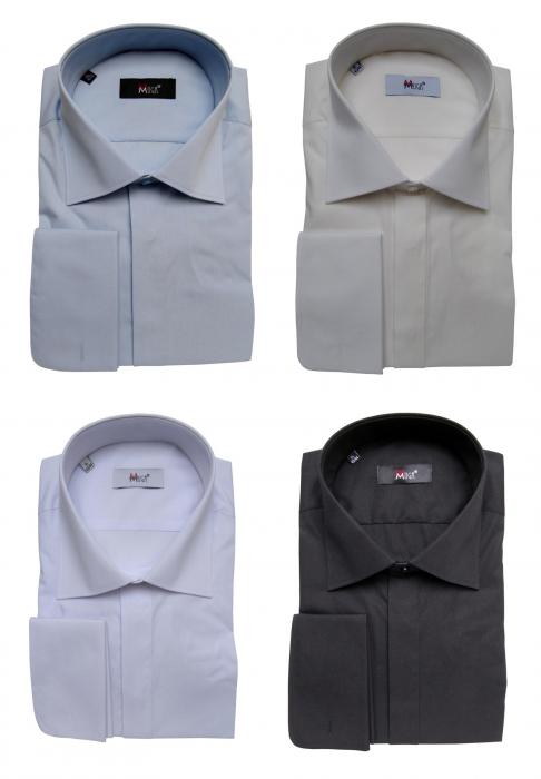 Umschlagmanschetten Herren Hemd Modern Fit