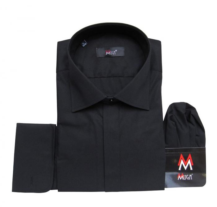 Umschlagmanschetten Herren Hemd Modern Fit