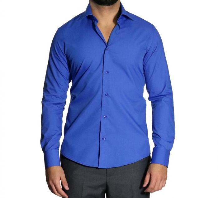 Herren Slim-fit Hemd Langarm in Köln günstig