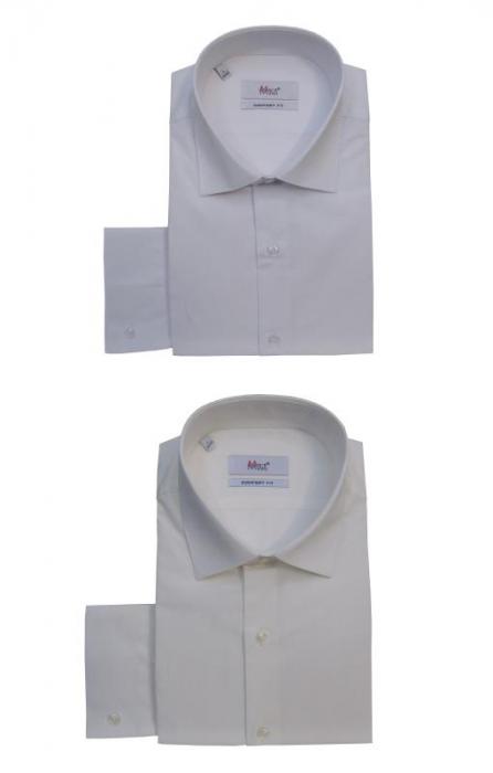 Comfort Fit Herren Hemd mit Einstecktuch