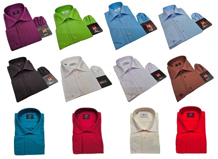 Herren extra lang arm Hemd Slim-fit Schlanke Größen