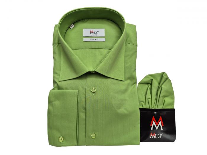 Herren extra lang arm Hemd Slim-fit Schlanke Größen