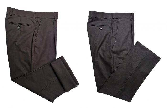 Herren Bundfaltenhose Modern Fit