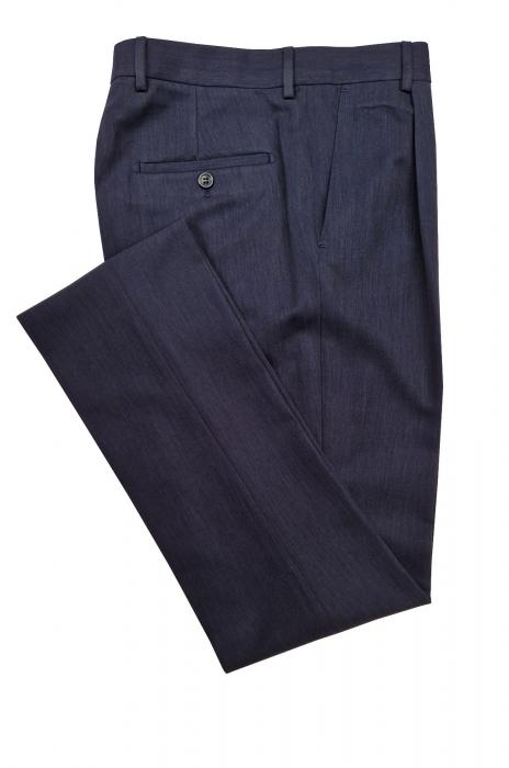 Herren Hose Anzughose mit Bundfalte