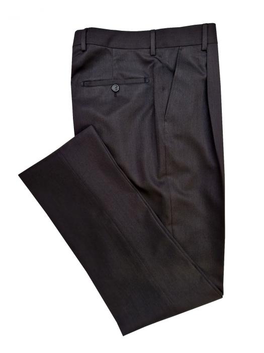 Herren Hose Anzughose mit Bundfalte