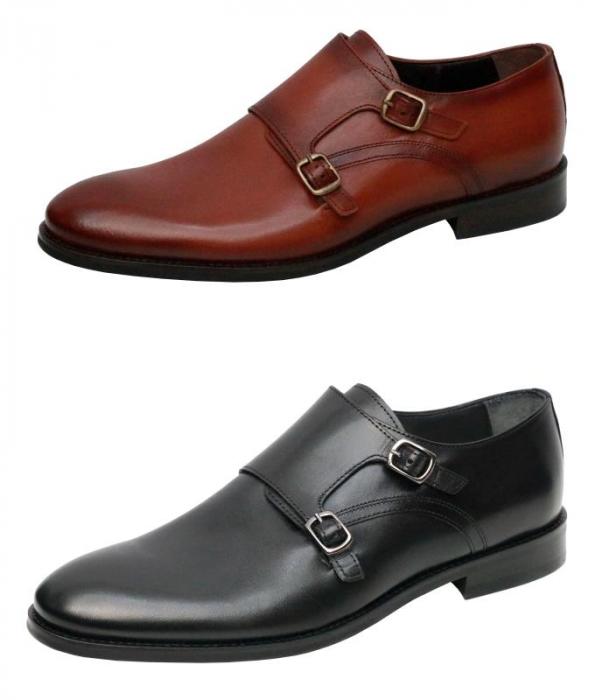 Double Monk strap Herrenschuhe Elegant