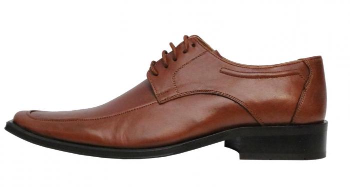 Echt leder Herrenschuhe Cognac