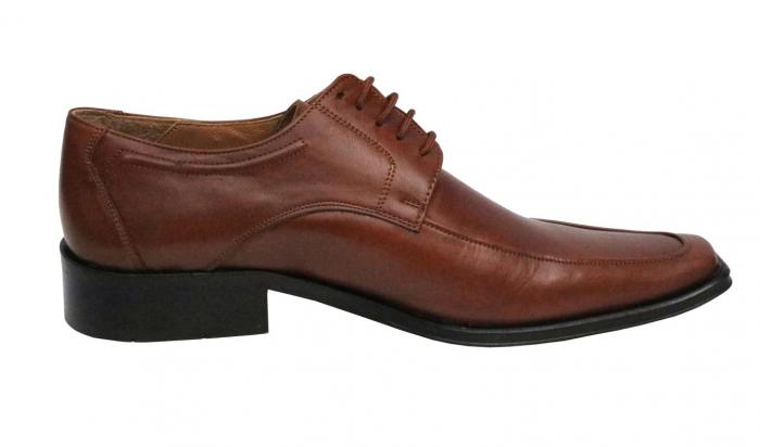 Echt leder Herrenschuhe Cognac