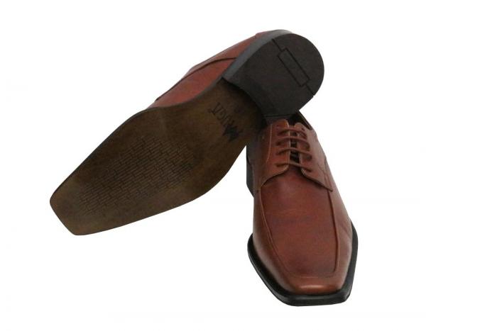 Echt leder Herrenschuhe Cognac