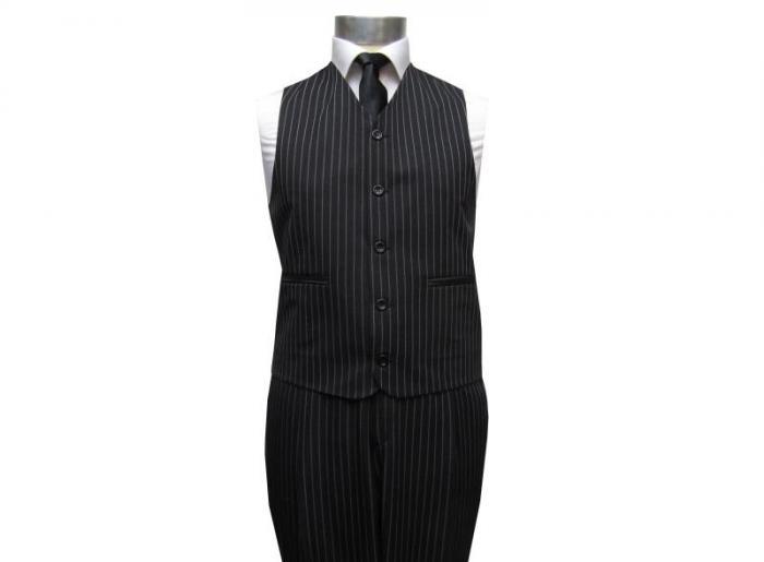 Streifen Herren Weste Anzugweste
