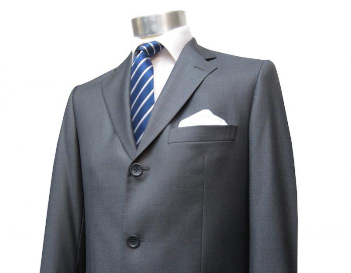 Herrenanzug 3-Knopf Dunkelgrau