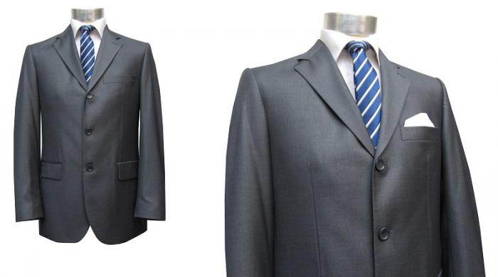 Herrenanzug 3-Knopf Dunkelgrau