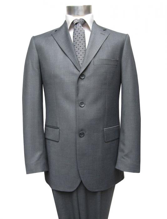 3-Knopf Herren Anzug Grau