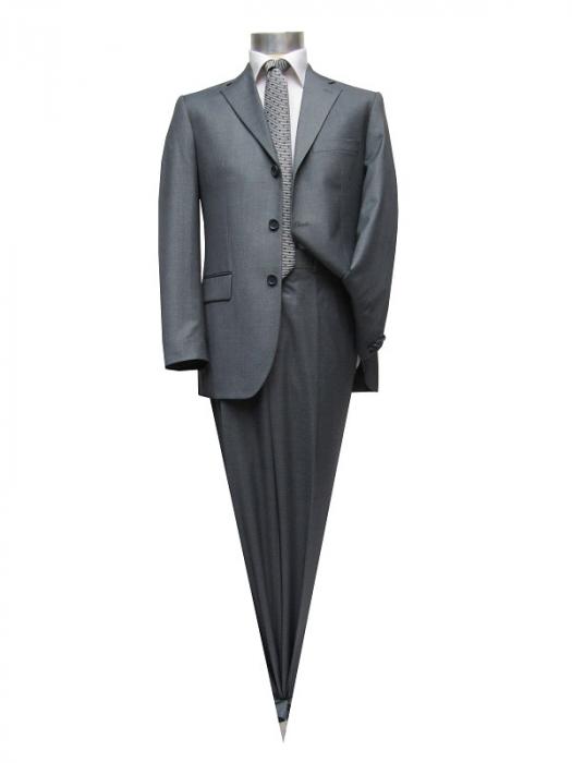3-Knopf Herren Anzug Grau