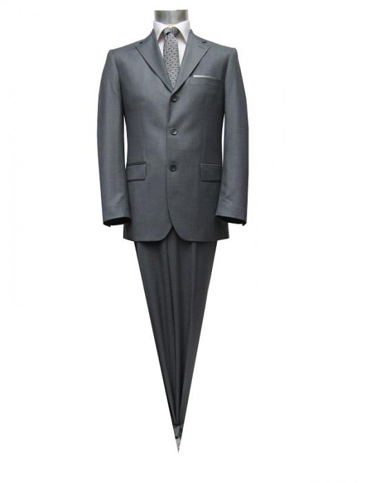 3-Knopf Herren Anzug Grau