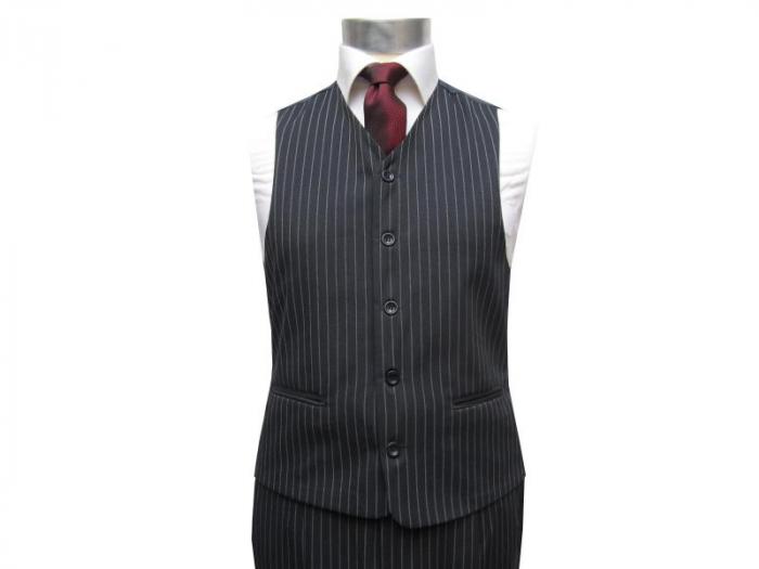Streifen Herren Weste Anzugweste