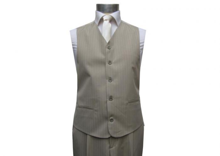 Streifen Herren Weste Anzugweste