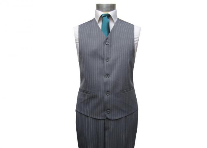 Streifen Herren Weste Anzugweste