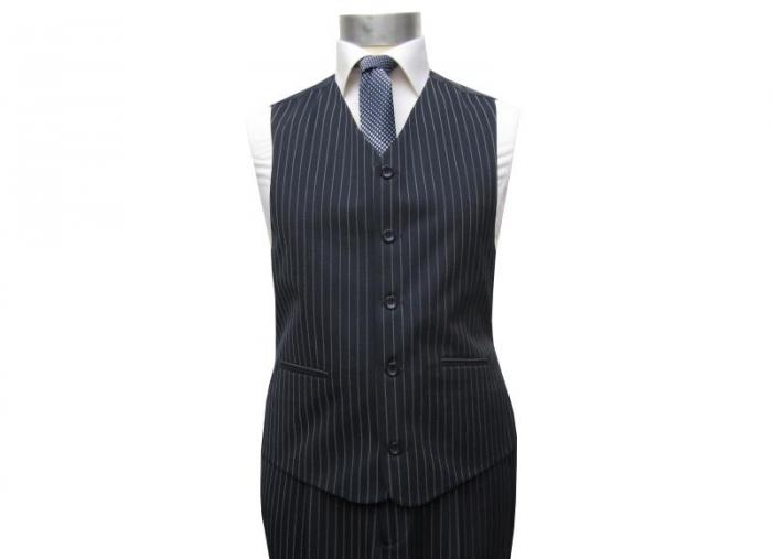 Streifen Herren Weste Anzugweste
