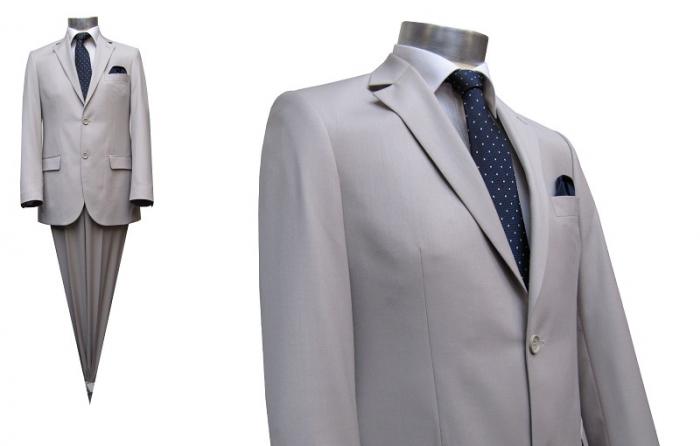 Slim-fit Herrenanzug 2-Schlitz Beige in Köln