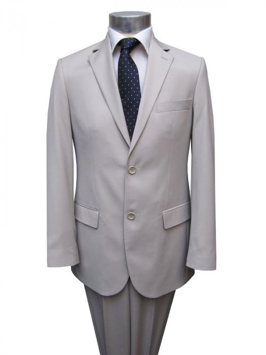 Slim-fit Herrenanzug 2-Schlitz Beige in Köln