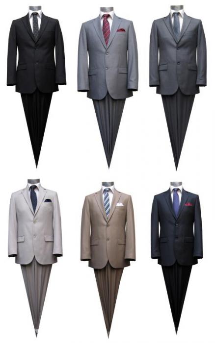 Anzugjacke Herren Doppelschlitz Slim Fit Sakko