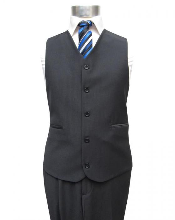 gestreifte Herrenweste Anzugweste Regular