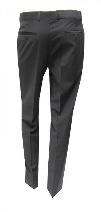 Herren Business Freizeit Hose gestreift Flat Front