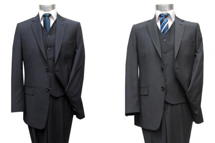 gestreifte Herrenweste Anzugweste Regular