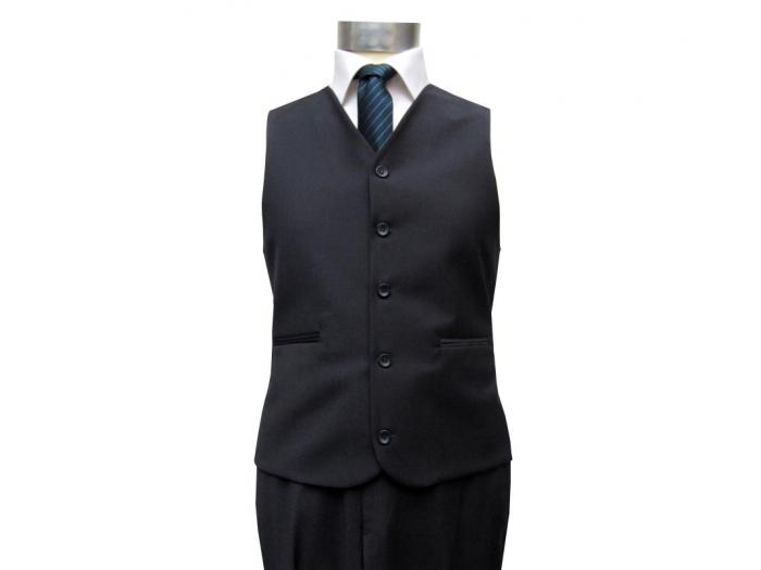 gestreifte Herrenweste Anzugweste Regular