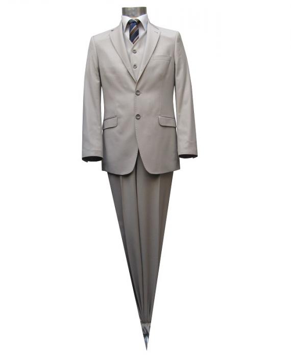 Herren Anzug 3-Teilig Beige