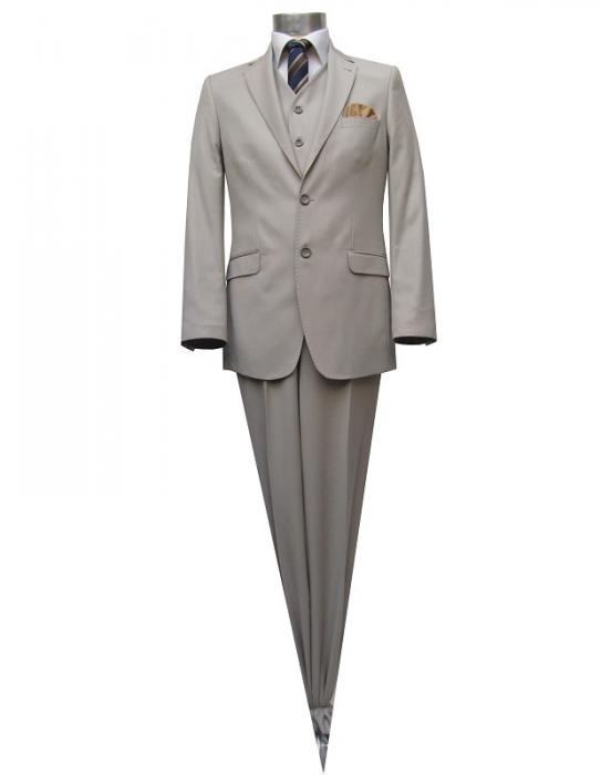 Herren Anzug 3-Teilig Beige