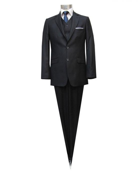 Herren Anzug mit Weste Dunkelblau