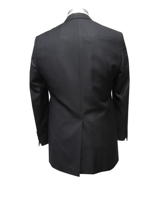 Herrenanzug mit Weste Schwarz Regular