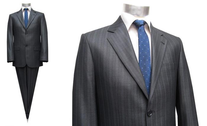 Slim-fit Herren Anzug Streifen