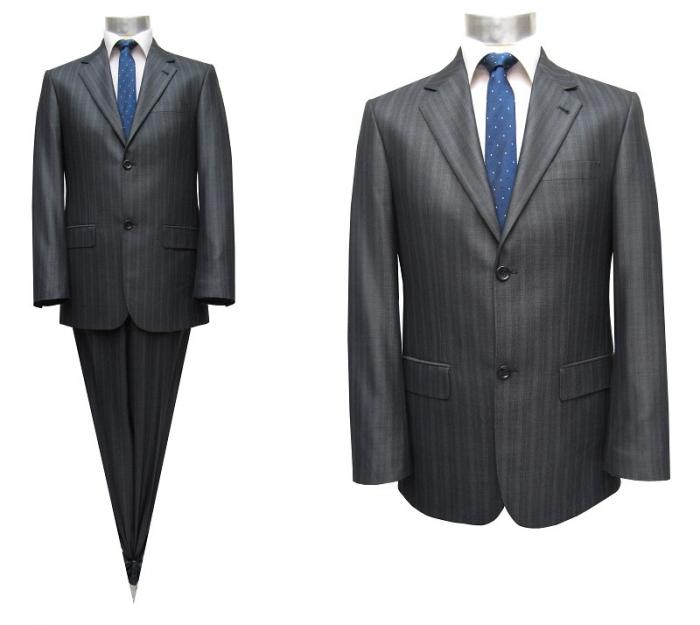 Slim-fit Herren Anzug Streifen