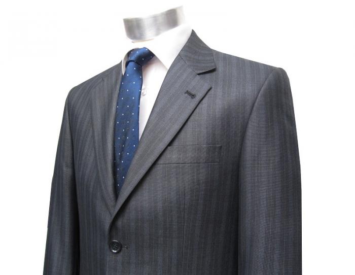 Slim-fit Herren Anzug Streifen
