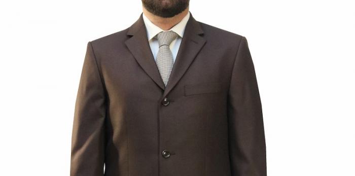 Longsakko Gehrock Herren Anzug Braun