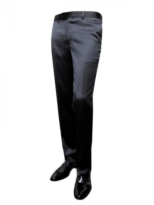 Glanz Herrenhose Schwarz Festlich Party Disco