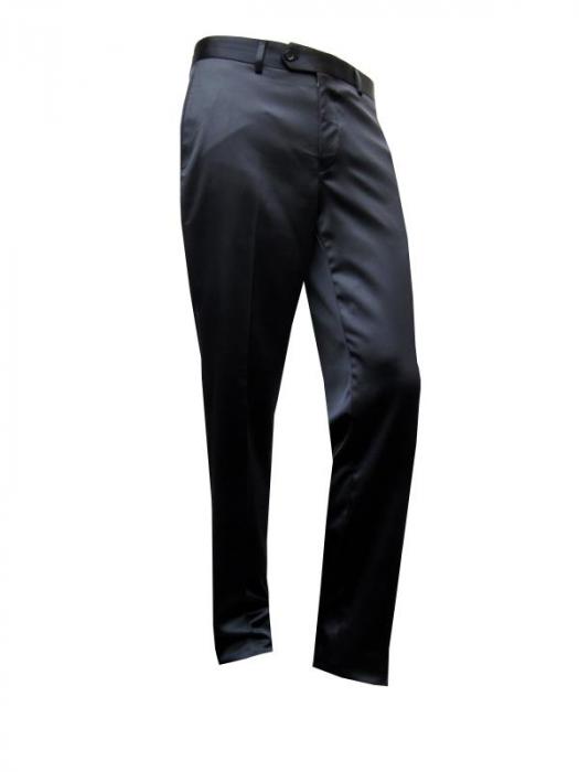 Glanz Herrenhose Schwarz Festlich Party Disco