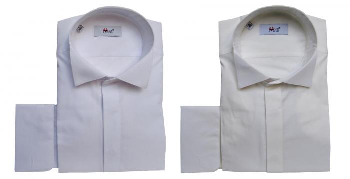 Smokinghemd Kläppchenkragen Herren Hemd