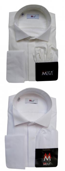 Smokinghemd Kläppchenkragen Herren Hemd