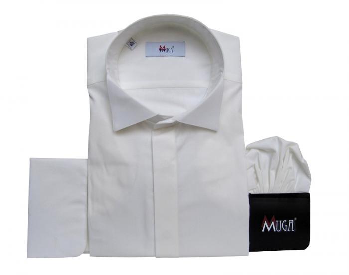 Smokinghemd Kläppchenkragen Herren Hemd