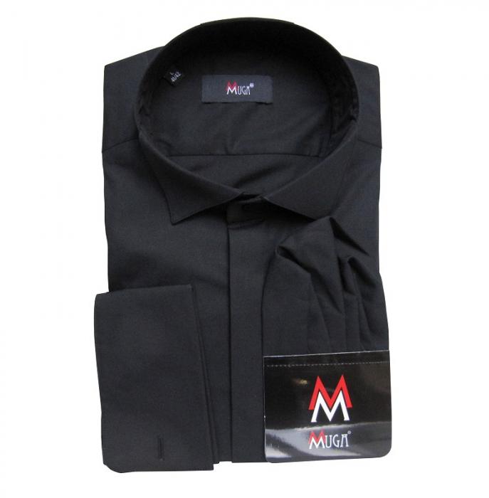 Smokinghemd Kläppchenkragen Herren Hemd