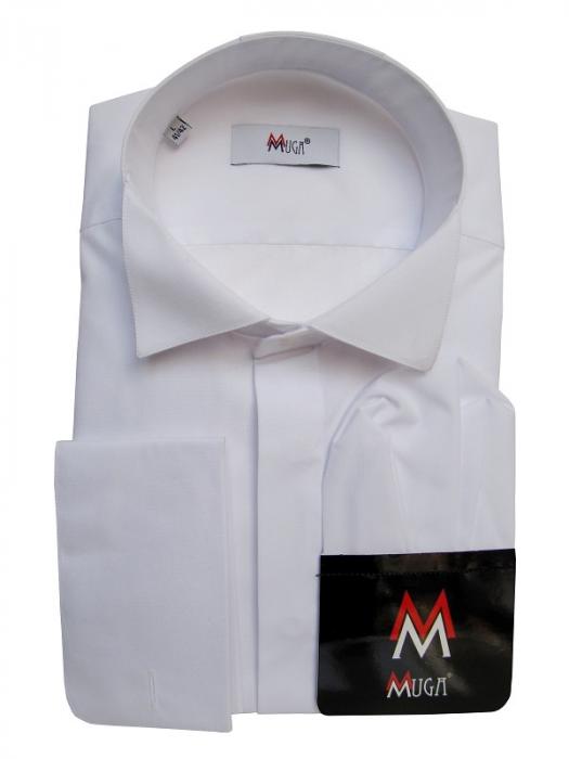 Smokinghemd Kläppchenkragen Herren Hemd