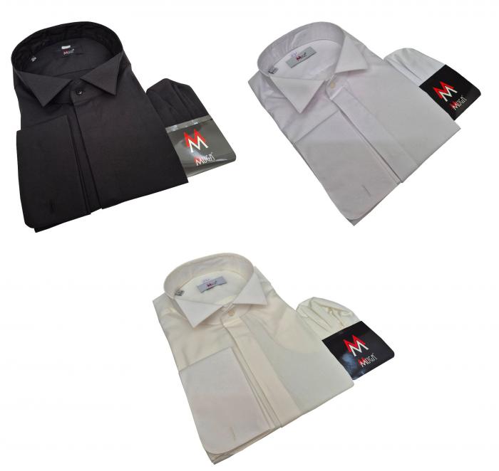 extra Langarm Umschlagmanschetten Galahemd