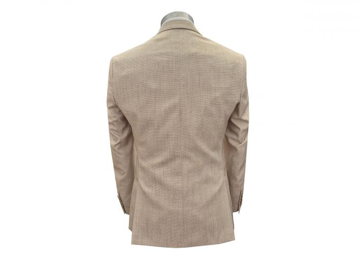 Herren Anzug Strukturiert Slim mit Weste und Fliege