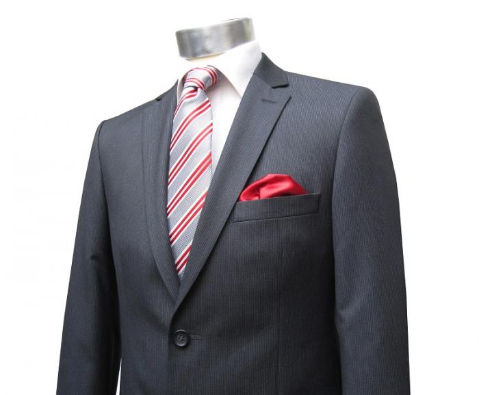 gestreifte Herren Anzug Modern