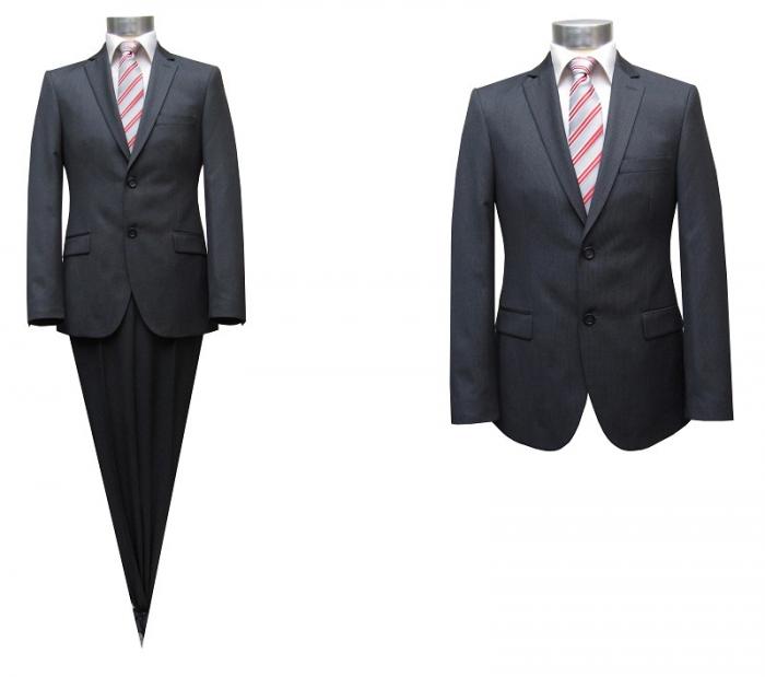 gestreifte Herren Anzug Modern